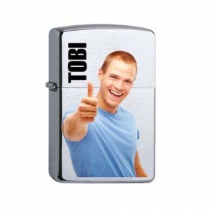 Zippo mit Foto -Druck