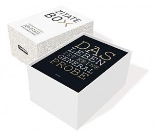 Zitate-Box 200 Zitate im Postkartenform
