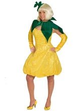 Zitrone Damen-Kostüm