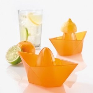 Zitruspresse Ahoi transparent orange