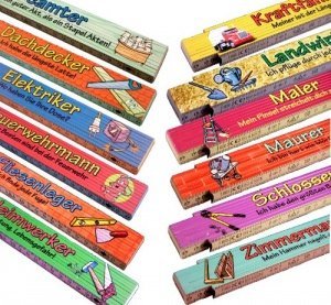 Zollstock Heimwerker bedruckt 2m