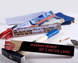 Zollstock mit Spruch *2 Meter*