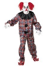 Zombie Alley Scary Clown Kostüm schwarz-