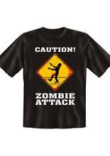 Zombie Attack T-Shirt schwarz-gelb