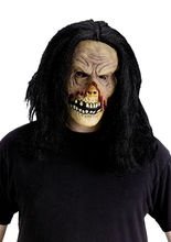 Zombie Halloween Horror Maske mit Haaren