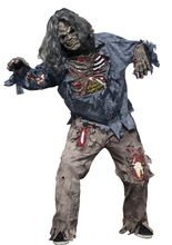 Zombie Halloween Kostüm XXL