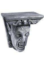 Zombie Regal Halloween-Deko grau