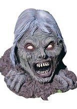 Zombie aus dem Boden Halloween-Deko grün