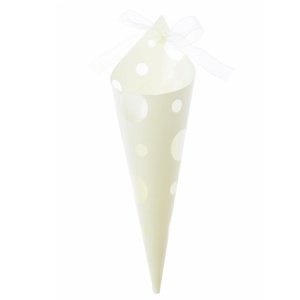 Zuckertüte Retro, creme, 6 St.