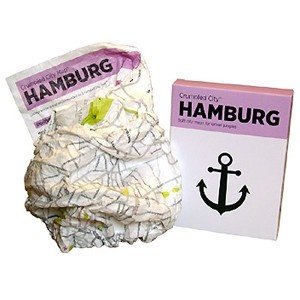Zusammenknüllbarer Stadtplan ´Crumpled C