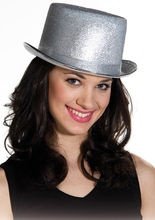 Zylinder Lurex silber