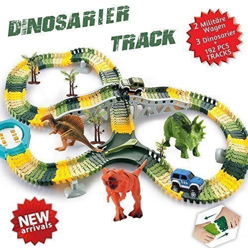 ACTRINIC Dinosaurier Auto Rennenbahn
