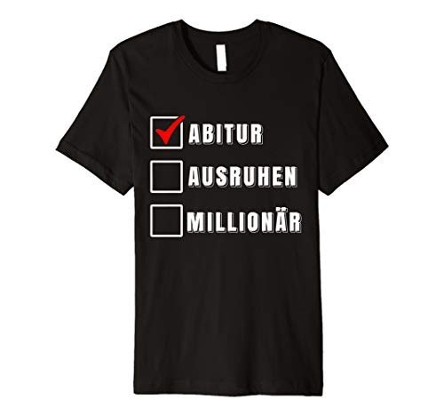 Abitur T-Shirt Ausruhen Millionär