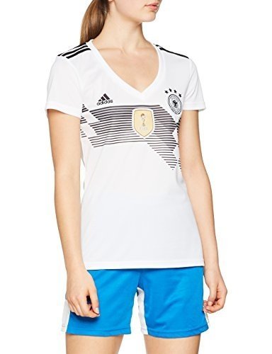 adidas Damen Dfb Heim Trikot, White/Black, M