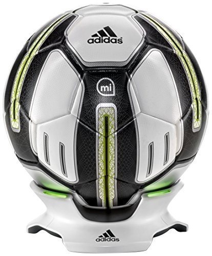 adidas miCoach Smart Ball (Fußball mit Sensoren, App Anbindung) weiß/schwarz