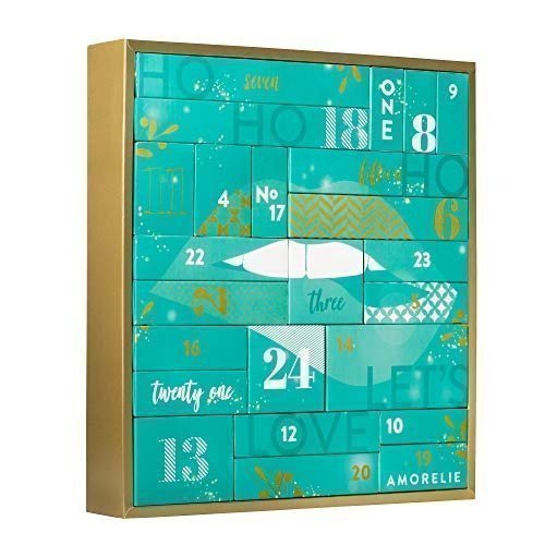 AMORELIE Erotischer Adventskalender 2018 für erwachsene Paare mit 24 sinnlichen und hochwertigen Ge