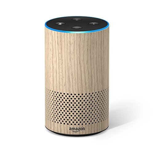 Amazon Echo 2. Gen., Intelligenter Lautsprecher mit Alexa, Eiche