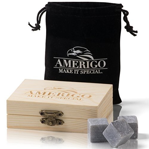 Amerigo Premium Whisky Steine Geschenkset