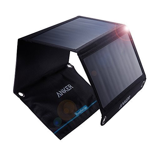 Anker PowerPort Solar Ladegerät 21W 2-Port, USB Solarladegerät für iPhone 7 / 7s / 6s / 6, iPad A