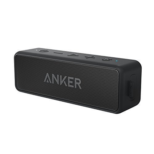 Anker SoundCore 2 Bluetooth Lautsprecher mit Kraftvollem Bass, 24 Stunden Spielzeit, 20 Meter Reichw