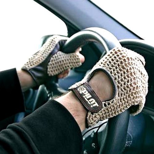 Autofahrer Handschuhe Auto Fahrerhandschuhe Retro Vintage Lammleder Leder Braun