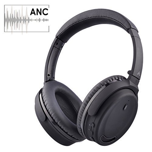 Avantree Bluetooth 4.1 Active Noise Cancelling Kopfhörer mit Mikrofon, Wireless / Wired Superleicht