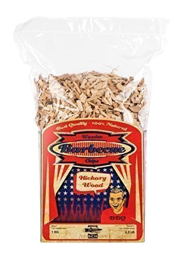 Axtschlag Räucherchips, Wood Smoking Chips Hickory, Holz, 1 kg