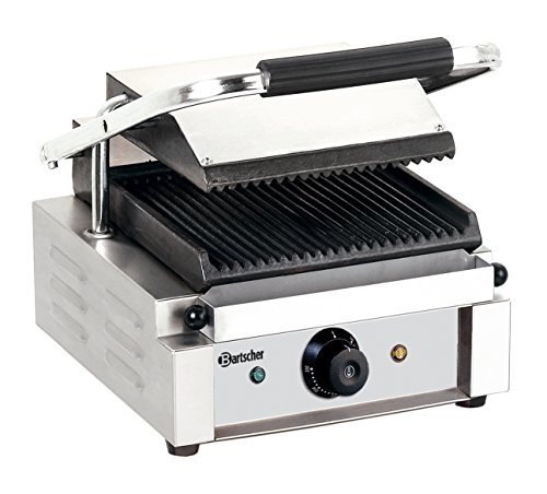 Bartscher Kontaktgrill, Grillplatten gerillt