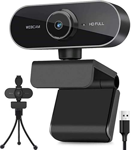 BENEWY HD 1080P Webcam mit Mikrofon und Stativ