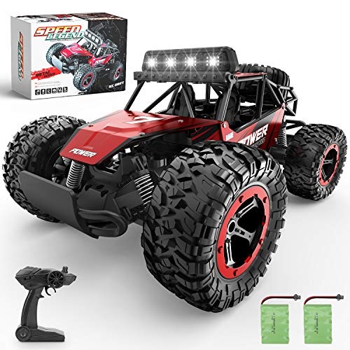 BEZGAR Ferngesteuertes Auto, 1:14 Rc Off-Road mit Leichtem Grossraumspielzeug