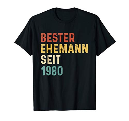Bester Ehemann seit 1980 T-Shirt