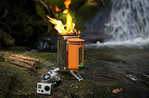 "BioLite" CampStove 2 USB Holz-Kocher mit LED Flexlight