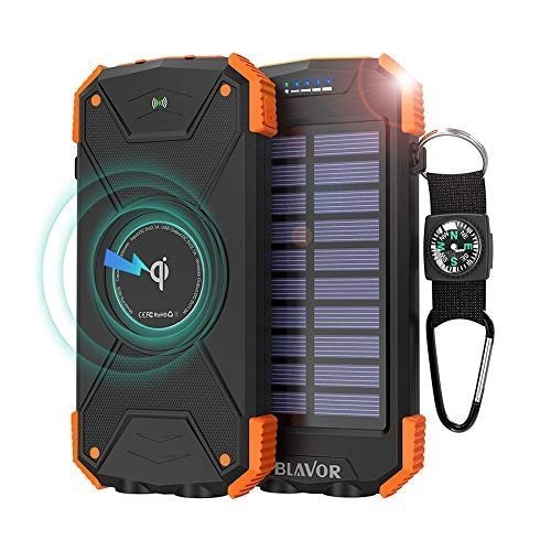 BLAVOR Wireless Power Bank Solar Ladegerät