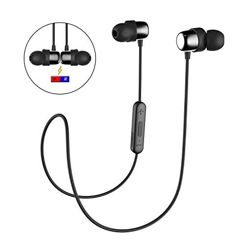 Bluetooth In-Ear Sport Kopfhörer HAVIT V4.2 IPX5 Schweißresistent Stereo magnetischer Sport Ohrhö