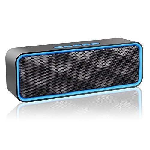 Bluetooth Lautsprecher, ZoeeTree S1 Bluetooth Lautsprecher Portable, Bluetooth 4.2 Speaker, Dual-Tre