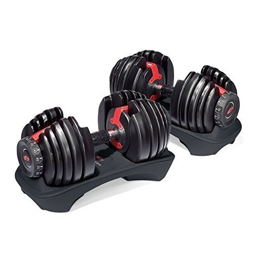 Bowflex Erwachsene Hanteln Selecttech 552i Hantelsystem, schwarz, One size, 100319