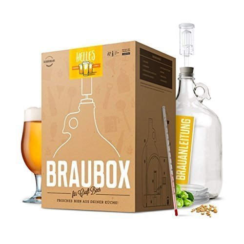 BRAUBOX "HELLES" | Bierbrauset zum Bier selber brauen in Deiner Küche | Frische Zutaten, keine Extr