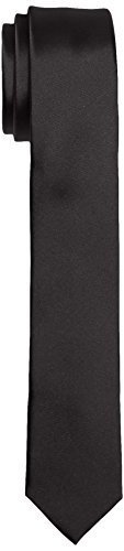 Calvin Klein Herren Krawatte TREND SLIM 5 cm, Gr. One size, Schwarz (BLACK 001)