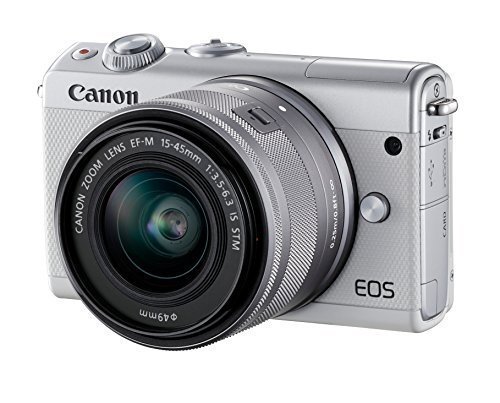 Canon EOS M100 Systemkamera (24,2MP, 7,5 cm (3 Zoll) Display, WLAN, NFC, Bluethooth, Full HD) Kit mi
