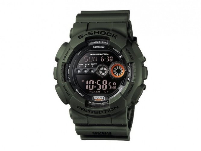 Casio G-Shock Herren-Armbanduhr GD 100MS 3ER 
