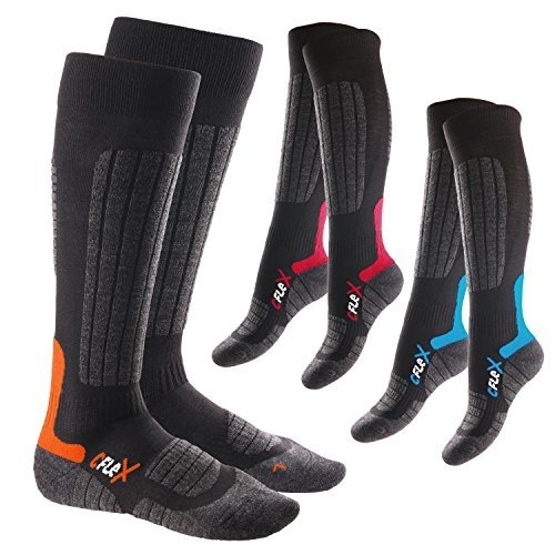 CFLEX 3 Paar HIGH PERFORMANCE Ski- und Snowboard Socken