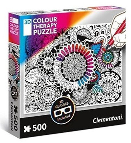 Clementoni Blumen-3D Colour Therapy Puzzle