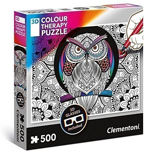 Clementoni Eule 3D Colour Therapy Puzzle