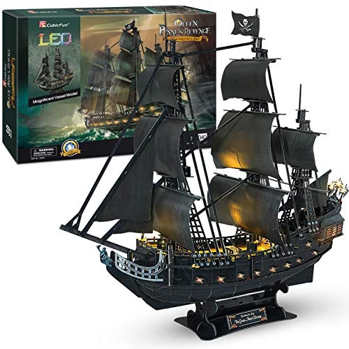 CubicFun 3D Puzzle Black Pearl Modellschiff