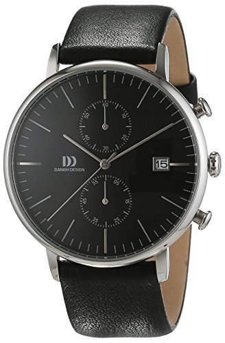 Danish Design Herren-Armbanduhr IQ13Q975 Analog Quarz Leder IQ13Q975