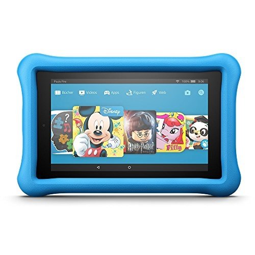 Fire HD 8 Kids Edition-Tablet, 20,3 cm (8 Zoll) HD Display, 32 GB, blaue kindgerechte Hüll