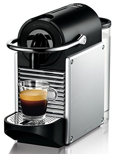 DeLonghi Nespresso EN 125.S Kapselmaschine (1260 Watt, 0,7 Liter, Pixie Electric) silber