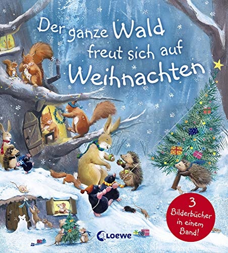 Der ganze Wald freut sich auf Weihnachten: Weihnachtsgeschichte für Kinder ab 4