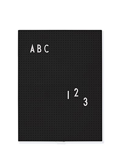 Design Letters Message Board - Memobord - A4 Schwarz