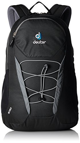 Deuter Herren Rucksack GoGo, Black-Titan, 46 x 33 x 21 cm, 25 Liter, 382001674900